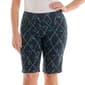 Womens Zac & Rachel Pull On Floral Vine Bermuda Shorts - image 1