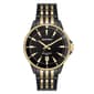 Mens Armitron Stainless Steel/Black/Gold Tone Watch - 20-5414BKGB - image 1