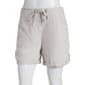 Womens Per Se 5in. Solid Linen Shorts - image 1