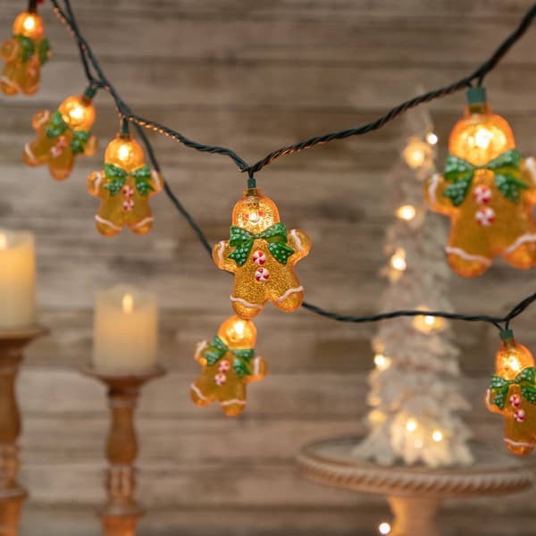 Northlight Seasonal 10ct. Gingerbread Man Christmas Lights