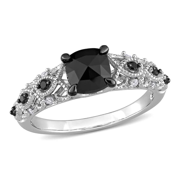 Radiant Rainbow&#40;tm&#41; Diamond Infinity Engagement Ring - image 