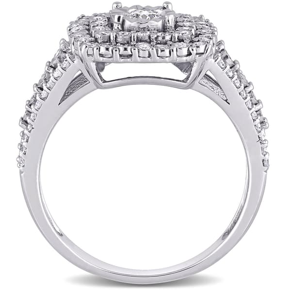 Diamond Classics™ 10kt. White Gold 1/2ctw. Diamond Square Ring