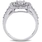 Diamond Classics™ 10kt. White Gold 1/2ctw. Diamond Square Ring - image 3