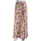 Womens NY Collection Sash Belted Floral Skirt - Pink/Yellow - image 2