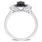 Diamond Classics&#8482; 10kt. White Gold Created Moissanite Ring - image 3