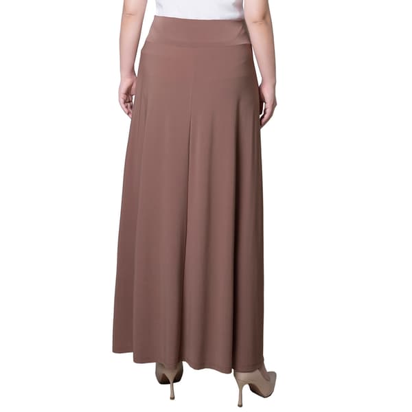 Petite NY Collection Pull-On Solid Tie Waist Sash Belt Skirt