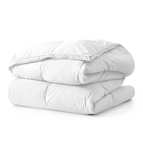 PeaceNest All Season White Goose Feather Fiber Comforter