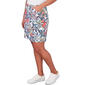 Womens Hearts of Palm Always Be My Navy Floral Stretch Skort - image 3
