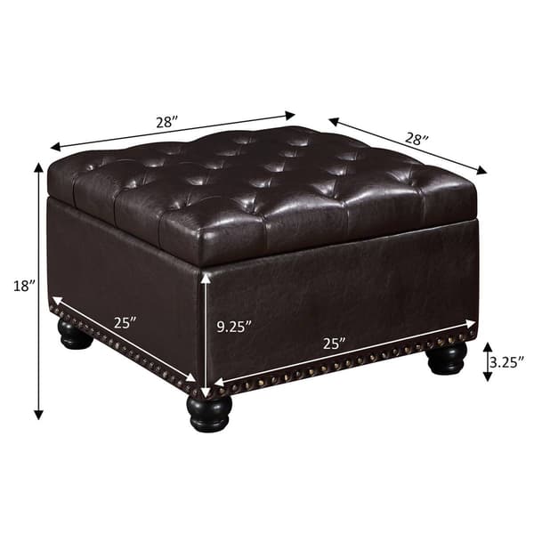 Convenience Concepts Designs4Comfort Herald Ottoman