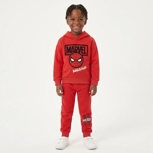 Boys (4-7) Marvel Spider-Man Fleece Hoodie & Pant Set - image 