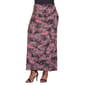 Plus Size 24/7 Comfort Apparel Paisley Fold Over Waist Maxi Skirt - image 3