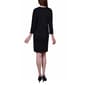 Womens NY Collection 3/4 Sleeve Crepe Knit Sheath Dress - image 2