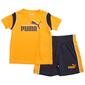 Baby Boy &#40;12-24M&#41; Puma&#40;R&#41; Short Sleeve Neon Tee & Shorts Set - image 1