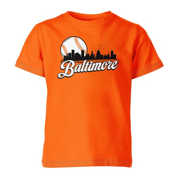 Boys 8-20 Tailgate Baltimore Baseball Skyline Short Sleeve Tee - image 