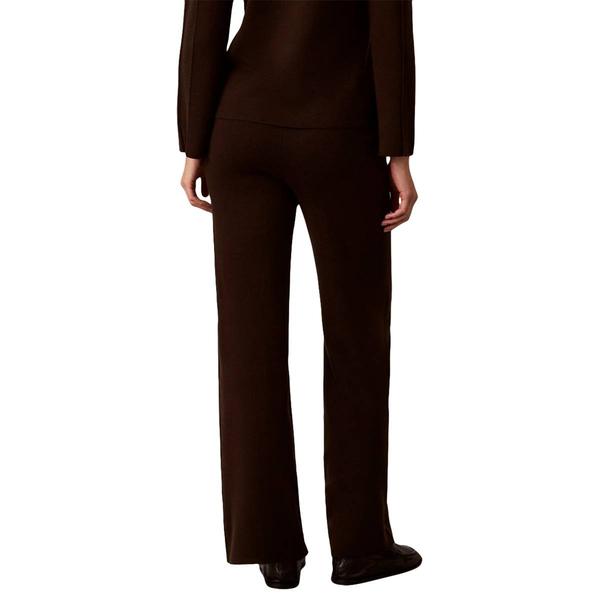 Womens Calvin Klein Solid Pull On Casual Pants