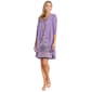 Womens R&M Richards Drape Jacket with Print Dress and Necklace - image 1