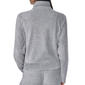 Womens DKNY Solid Velvet Zip Up Jacket - image 2