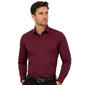 Mens Tom Baine Slim Fit Performance Dress Shirt - Burgundy - image 1