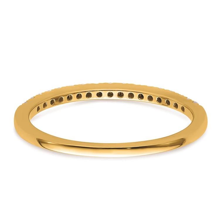 Pure Fire 14kt. Yellow Gold Lab Grown Diamond Wedding Band
