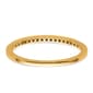 Pure Fire 14kt. Yellow Gold Lab Grown Diamond Wedding Band - image 5