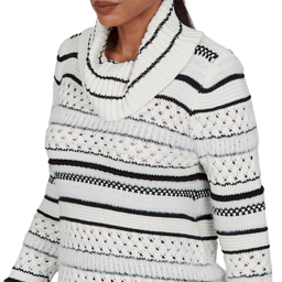 Petite Hearts of Palm Wrapped in Rubies Stripe Sweater