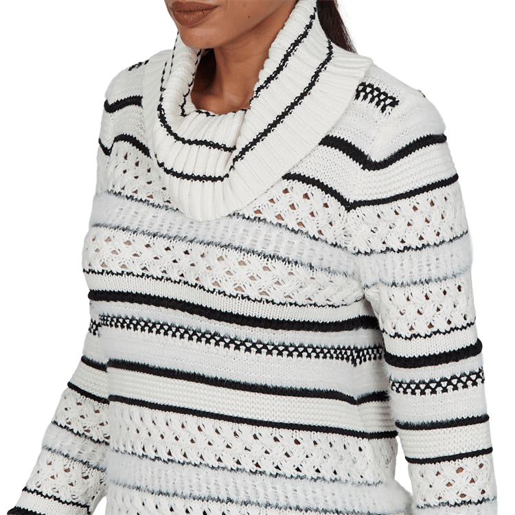 Petite Hearts of Palm Wrapped in Rubies Stripe Sweater