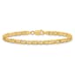 Gold Classics(tm)10kt. Gold 7in. Anchor Chain Link Bracelet - image 1
