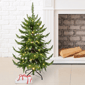 Santa''s Workshop 4ft. Pre-Lit LED Lights Green PVC Tree - image 3