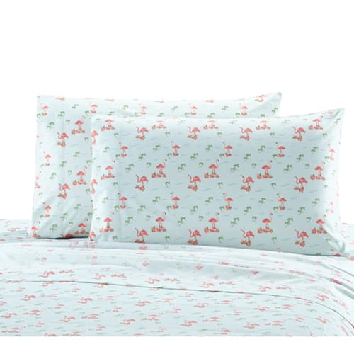 Seaside Resort Flamingo Sheet Set - image 