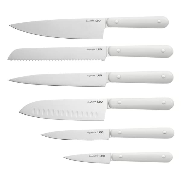 BergHOFF Spirit Stainless Steel 7pc. Knife Block Set
