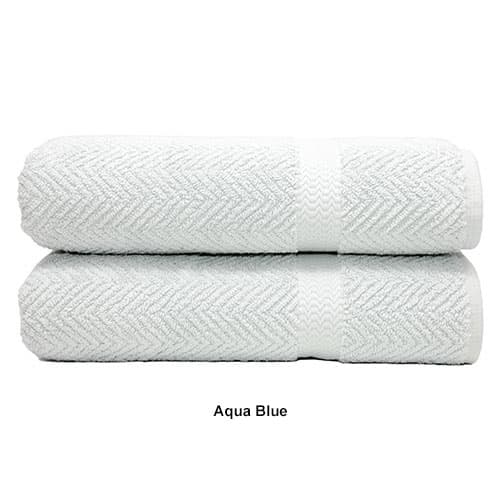 Linum 2pc. Herringbone Bath Towel Set