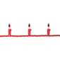 Northlight 20.25ft. Clear with Red Tips Mini Christmas Light Set - image 5