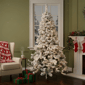 Northlight 7.5ft. Heavily Flocked Pine Artificial Christmas Tree - image 3