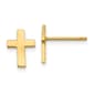 Gold Classics(tm) 14kt. Cross Stud Earrings - image 1
