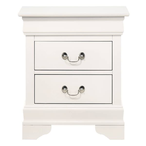 Passion Furniture Louis Philippe 21in. Drawer Nightstand