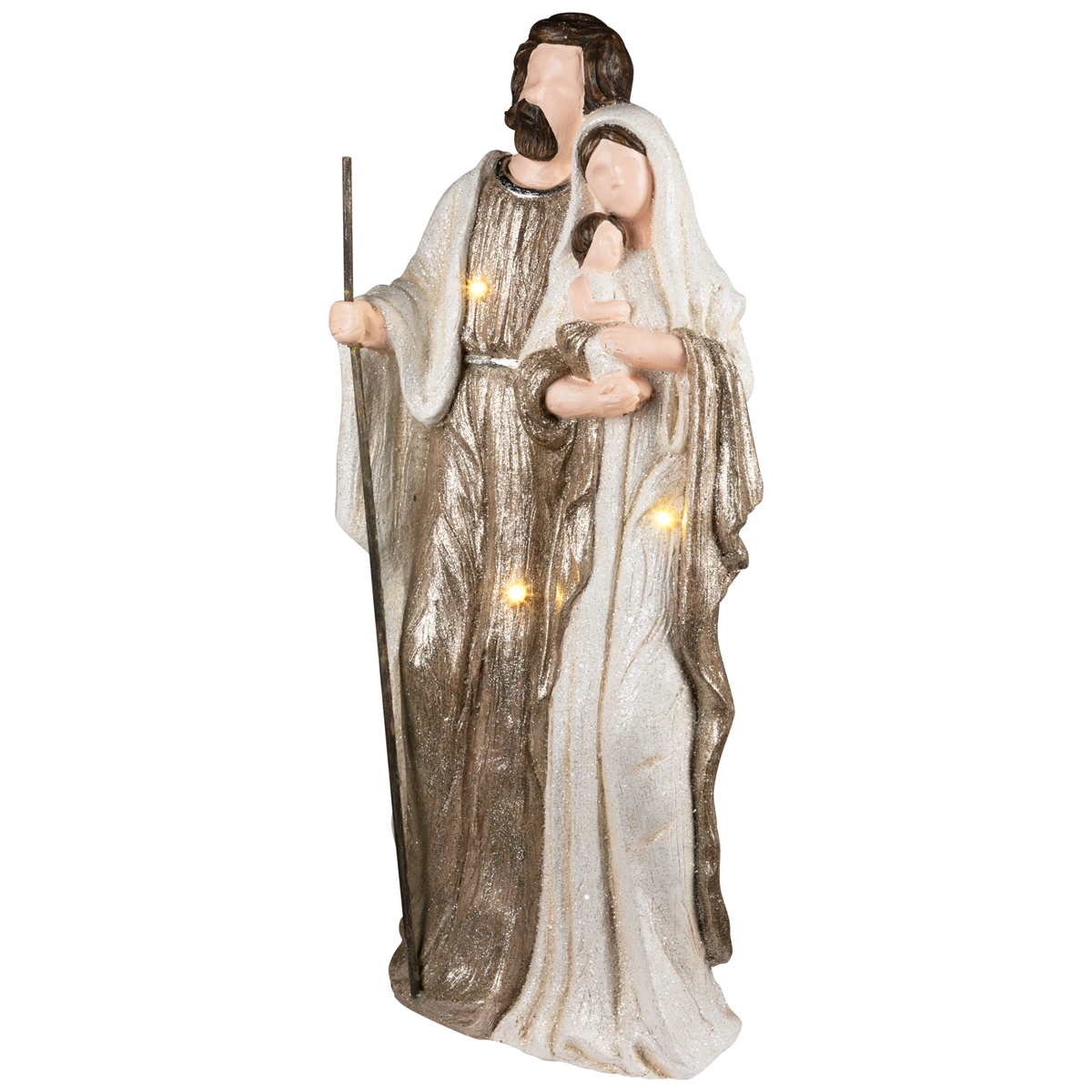 Northlight Lighted Glittery Holy Family Christmas Decoration