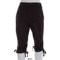 Petite da-sh Emma Rib Waist Ruched Cuff Capris Pants - image 2