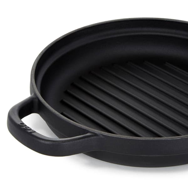 BergHOFF Graphite Enamel Cast Iron 10.25in. Round Grill Pan