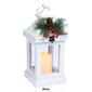Alpine Warm White LED Candle Metal and Glass Lantern - image 5