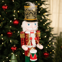 Northlight Glitter Christmas Nutcracker Drummer
