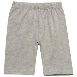 Girls (4-6x) Pink Angel™ single bike shorts - medium grey