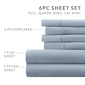 Soft Essentials 6pc. Luxury Ultra Soft Sheet Set - image 45