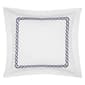 Cassadecor 300 TC Embroidered Cable Bedding Euro Sham Set - image 1