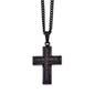 Mens Gentlemen's Classics&#40;tm&#41; Black & Blue Cross Necklace - image 1