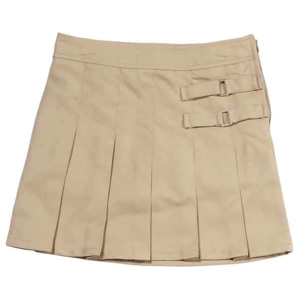 Girls (7-16) School Uniform Pull on Kick Pleat Scooter Skort
