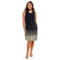Petite Perceptions Sleeveless Dot Pleat Shift Dress - image 2