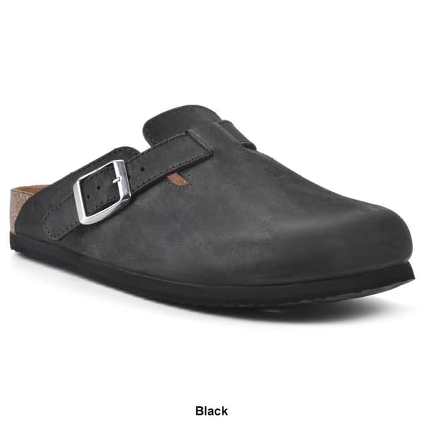 Womens White Mountain Footbeds™ Bari Leather Clogs