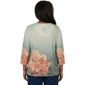 Womens Alfred Dunner Classics 3/4 Sleeve Pumpkin Patch Blouse - image 2