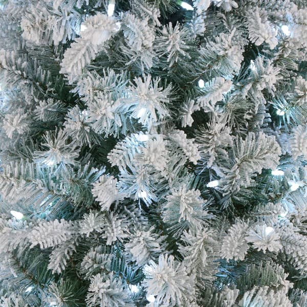National Tree Snowy Comet Feel Real&#174; 6ft. LED Christmas Tree