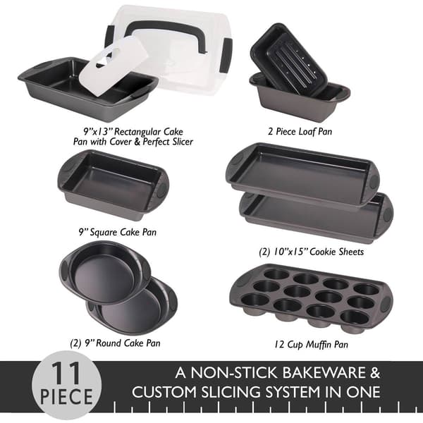BergHOFF Perfect Slice Non-stick Carbon Steel 11pc. Bakeware Set